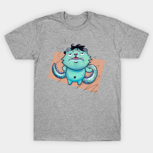 Monster In Cats Clothing Monster cat - Funnytee - T-Shirt | TeePublic